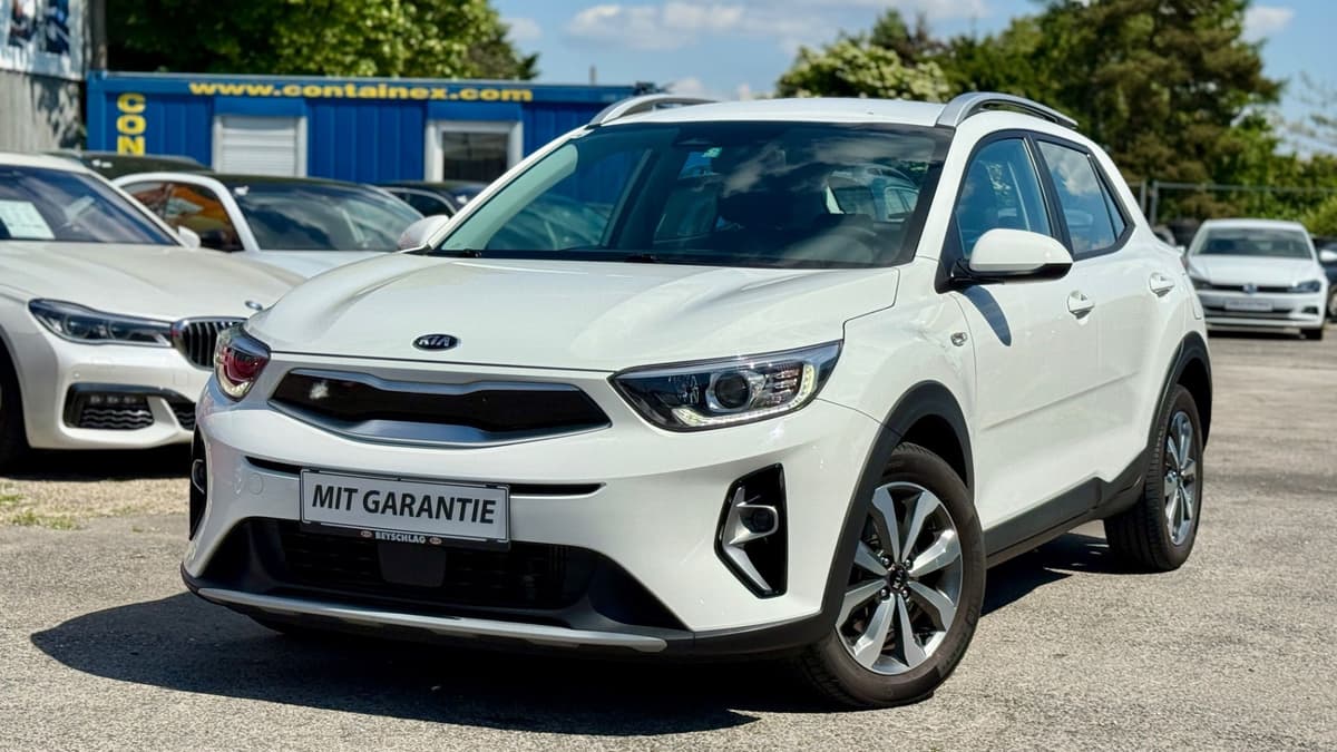 Kia Stonic 1,0 Automatik *Garantie bis 2028 TGDI GPF ISG Silber DCT